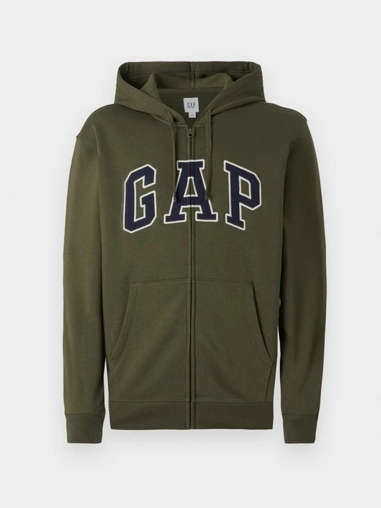 Zdjęcie produktu Bluza rozpinana GAP ciemnozielony