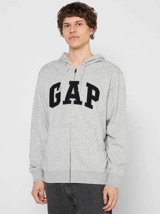 Zdjęcie produktu Bluza rozpinana GAP szary melanż
