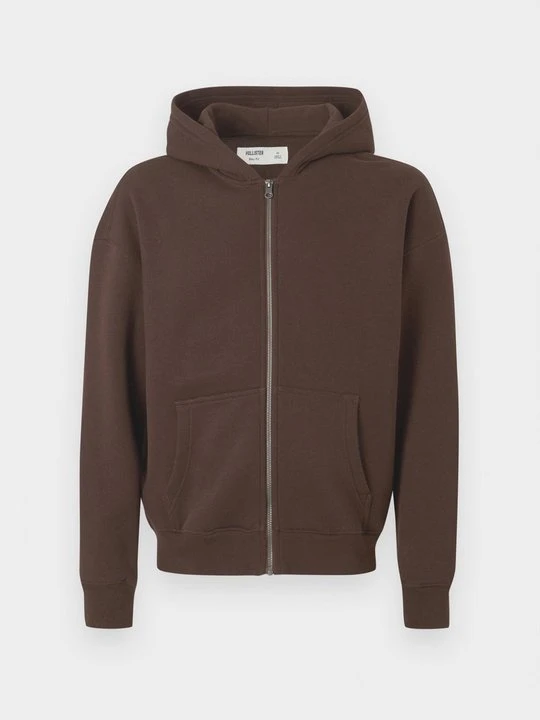Zdjęcie produktu Bluza rozpinana Hollister Co. brązowy