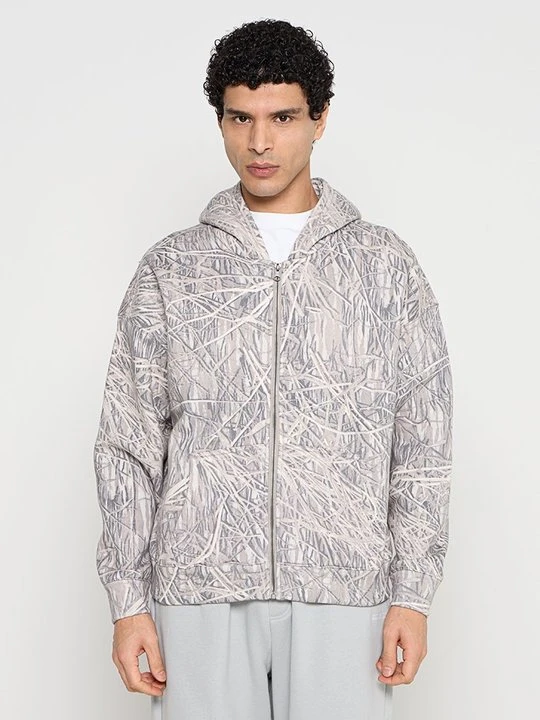 Zdjęcie produktu Bluza rozpinana Hollister Co. jasnoszary