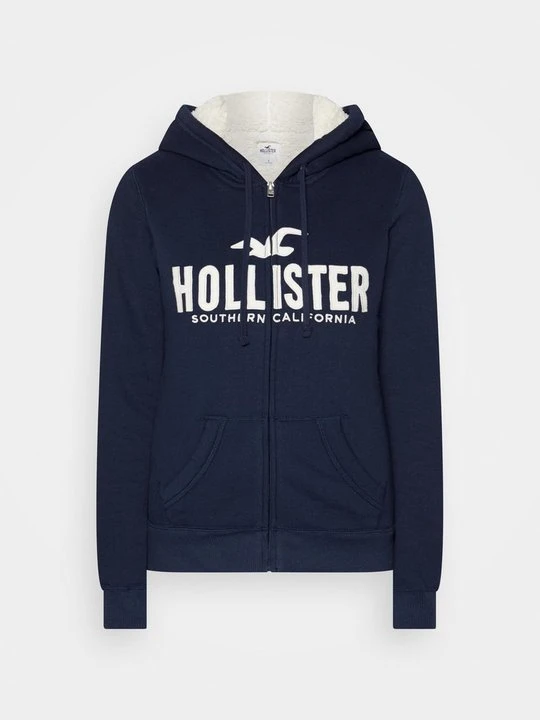 Zdjęcie produktu Bluza rozpinana Hollister Co. granatowy