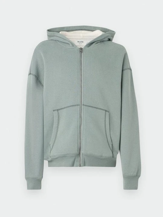 Zdjęcie produktu Bluza rozpinana Hollister Co. zielony