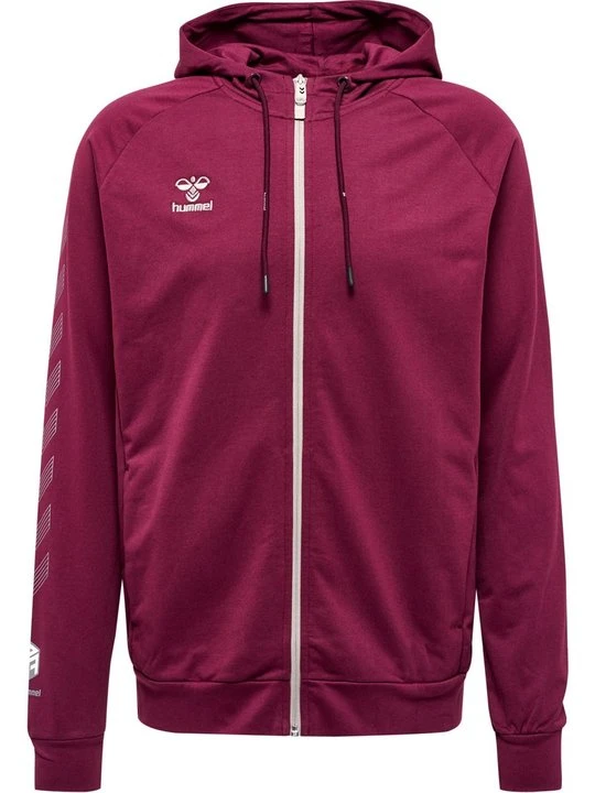 Zdjęcie produktu Bluza rozpinana Hummel bordowy