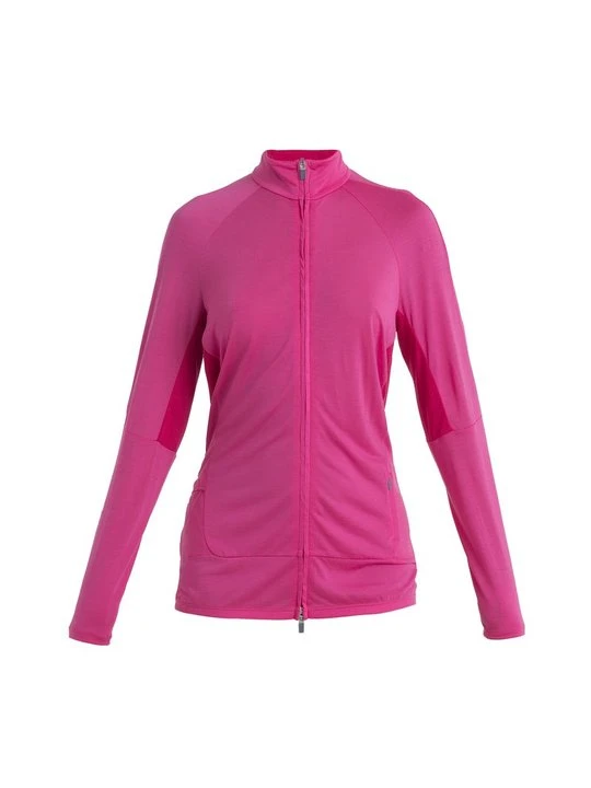 Zdjęcie produktu Bluza rozpinana Icebreaker różowy neon