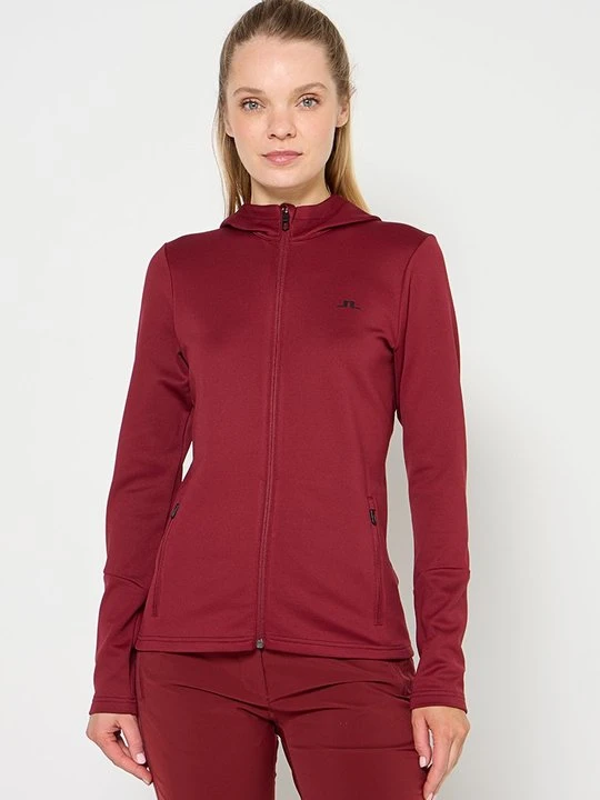 Zdjęcie produktu Bluza rozpinana J.Lindeberg bordowy