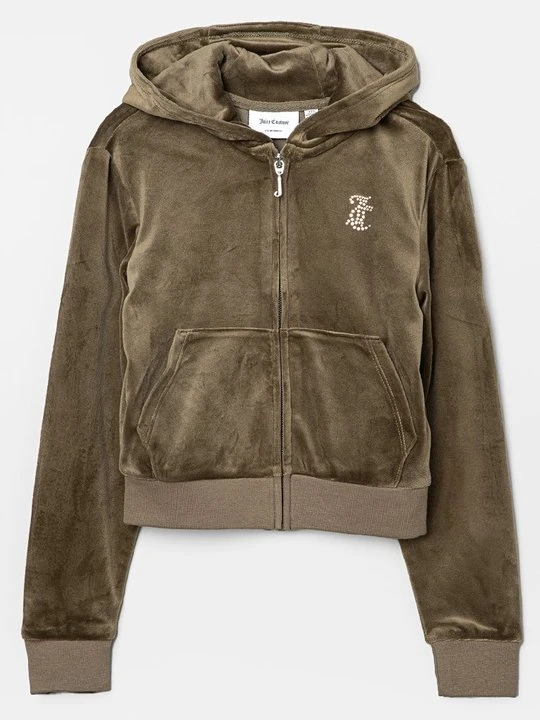 Zdjęcie produktu Bluza rozpinana Juicy Couture oliwkowy