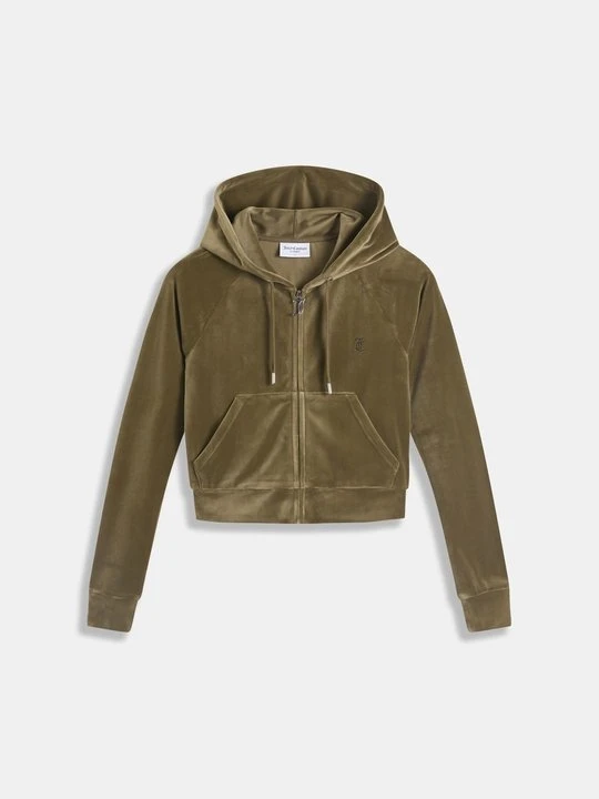 Zdjęcie produktu Bluza rozpinana Juicy Couture oliwkowy