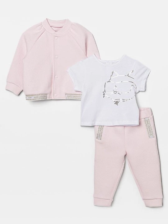 Zdjęcie produktu Bluza rozpinana KARL LAGERFELD jasnoróżowy
