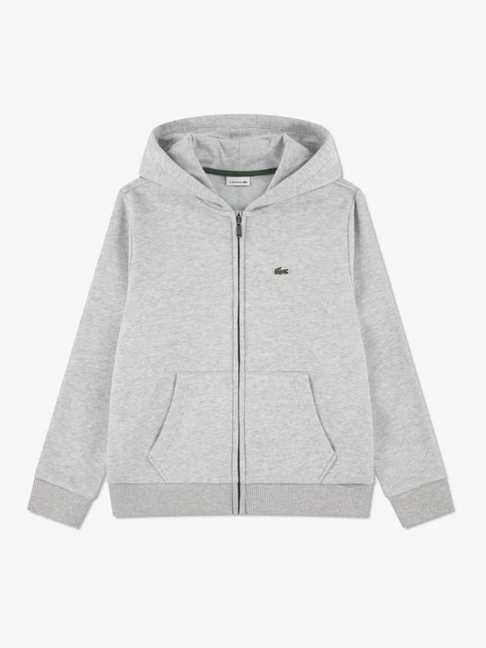 Zdjęcie produktu Bluza rozpinana Lacoste jasnoszary melanż