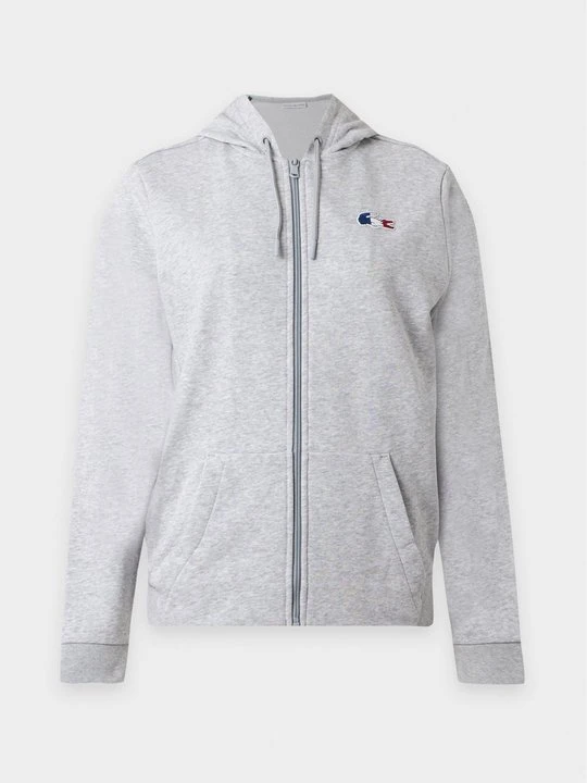 Zdjęcie produktu Bluza rozpinana Lacoste srebrny