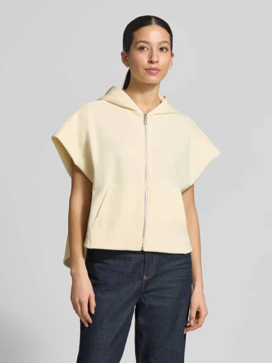 Zdjęcie produktu Bluza rozpinana o kroju loose fit z mieszanki bawełny model 'GATTINI' MAX&Co. Jasnożółty