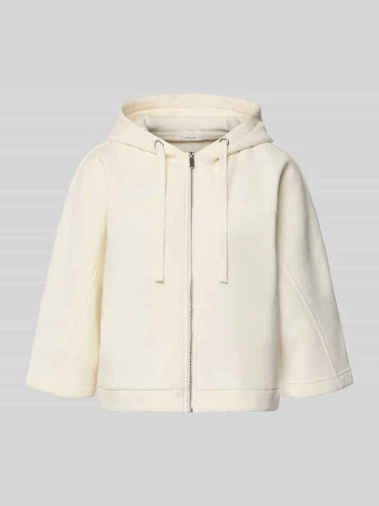 Zdjęcie produktu Bluza rozpinana o kroju luźnym z mieszanki bawełny model 'Giela' Opus Złamany biały