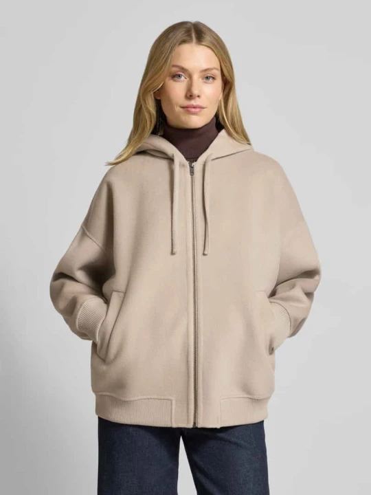 Zdjęcie produktu Bluza rozpinana Oversized z Mieszanka wełny Model 'DUNSTONE' Drykorn Piaskowy
