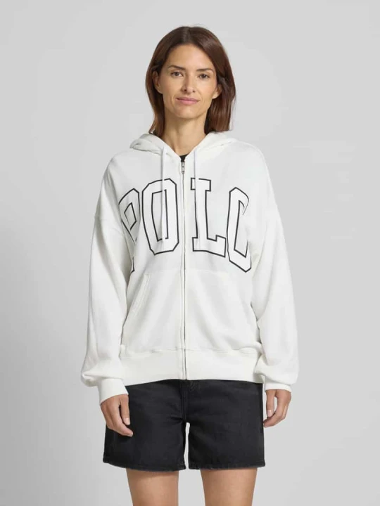 Zdjęcie produktu Bluza rozpinana o kroju oversized z zamkiem błyskawicznym Polo Ralph Lauren Złamany biały