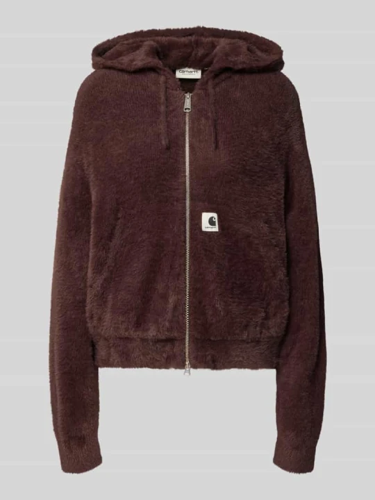 Zdjęcie produktu bluza rozpinana o kroju regular fit z domieszką bawełny Carhartt WIP Ciemnobrązowy