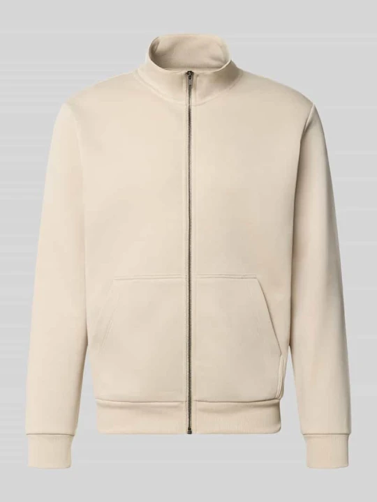 Zdjęcie produktu bluza rozpinana o kroju regular fit z domieszką bawełny model 'Bradley' Jack&Jones Złamany biały