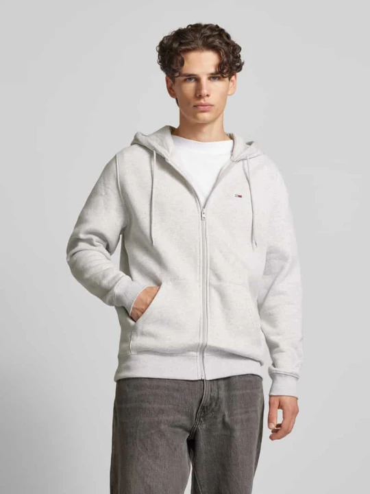 Zdjęcie produktu Bluza rozpinana o kroju regular fit z kapturem Tommy Jeans Jasnoszary melanż