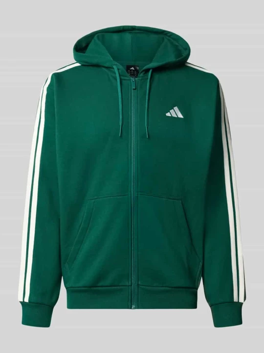 Zdjęcie produktu Bluza rozpinana o kroju regular fit z mieszanki bawełny Adidas Zielony