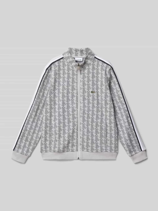Zdjęcie produktu Bluza rozpinana o kroju regular fit z mieszanki bawełny Lacoste Średnioszary