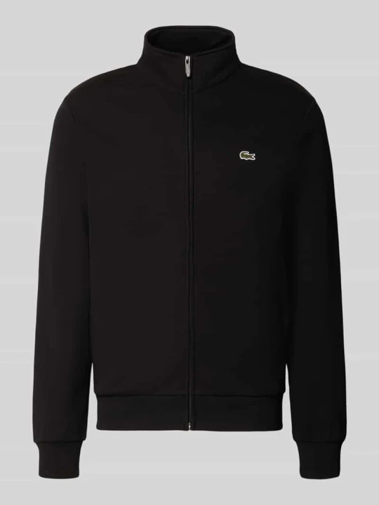 Zdjęcie produktu Bluza rozpinana o kroju regular fit z mieszanki bawełny Lacoste Czarny