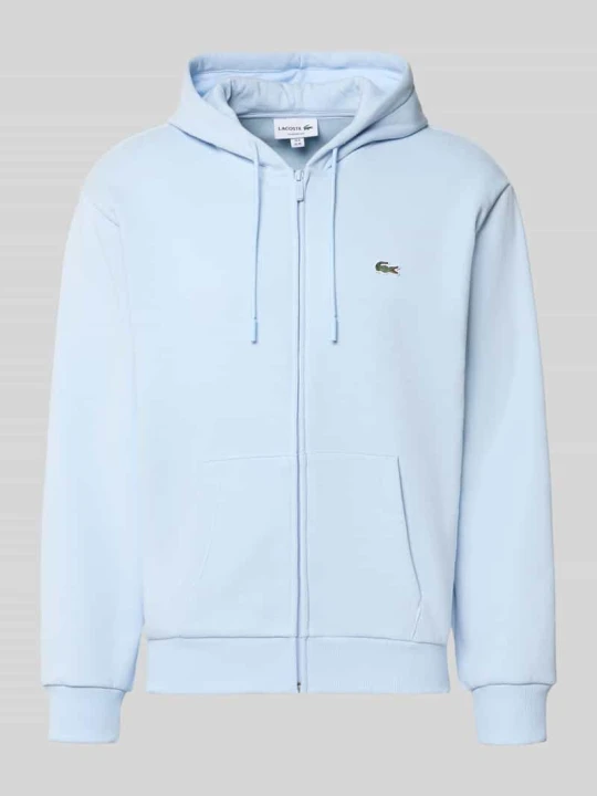 Zdjęcie produktu Bluza rozpinana o kroju regular fit z mieszanki bawełny Lacoste Jasnoniebieski