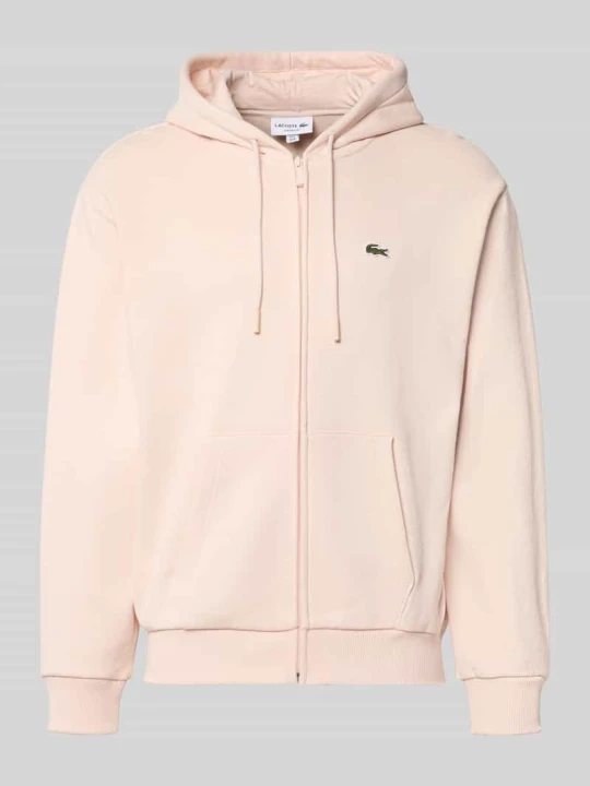 Zdjęcie produktu Bluza rozpinana o kroju regular fit z mieszanki bawełny Lacoste Jasnoróżowy
