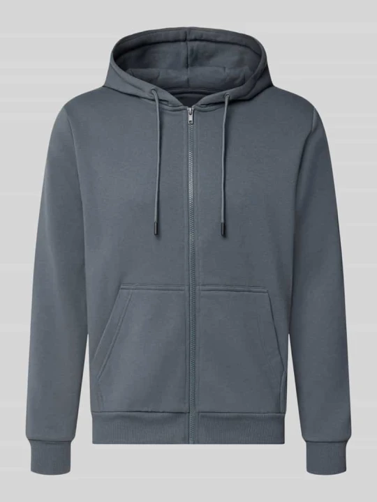 Zdjęcie produktu bluza rozpinana o kroju regular fit z mieszanki bawełny model 'BRADLEY' Jack&Jones Niebieski