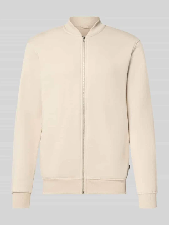 Zdjęcie produktu bluza rozpinana o kroju regular fit z mieszanki bawełny model 'CERES' Only & Sons Beżowy