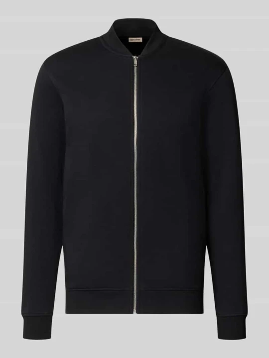 Zdjęcie produktu bluza rozpinana o kroju regular fit z mieszanki bawełny model 'CERES' Only & Sons Czarny