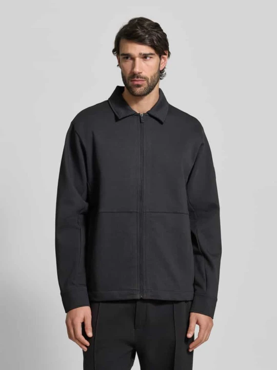 Zdjęcie produktu Bluza dresowa z mieszanki bawełny o kroju regular fit model 'PE_TWIST' Boss Czarny