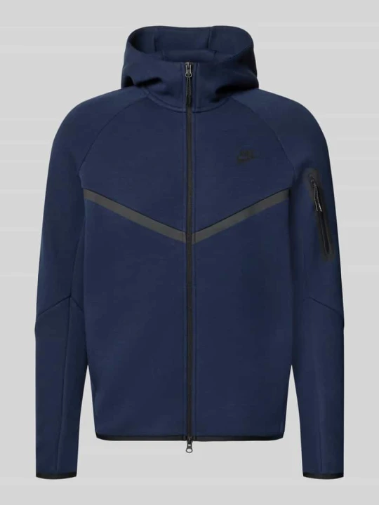 Zdjęcie produktu Bluza rozpinana o kroju regular fit z mieszanki bawełny Nike Ciemnoniebieski