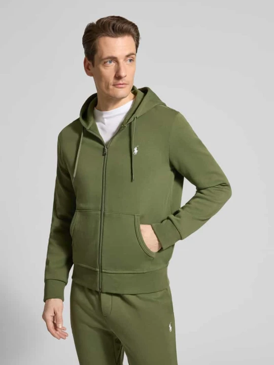 Zdjęcie produktu Bluza rozpinana o kroju regular fit z mieszanki bawełny Polo Ralph Lauren Oliwkowy
