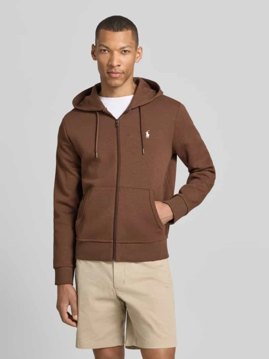 Zdjęcie produktu Bluza rozpinana o kroju regular fit z mieszanki bawełny Polo Ralph Lauren Średniobrązowy melanż
