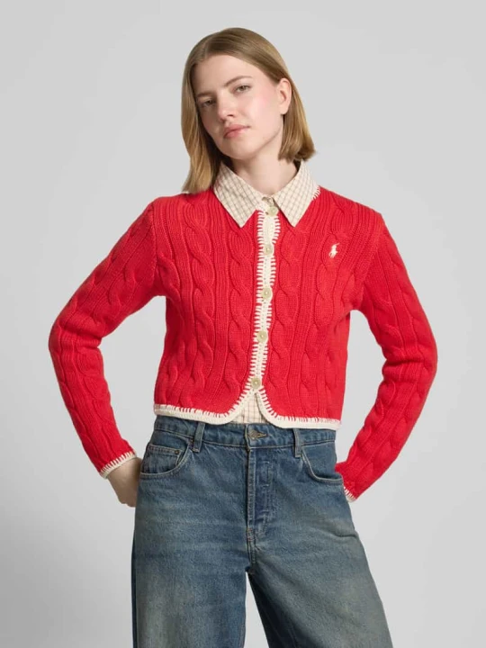 Zdjęcie produktu Bluza rozpinana o kroju regular fit z mieszanki bawełny Polo Ralph Lauren Czerwony