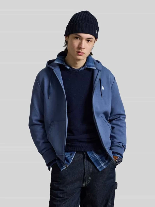 Zdjęcie produktu Bluza rozpinana o kroju regular fit z mieszanki bawełny Polo Ralph Lauren Niebieski