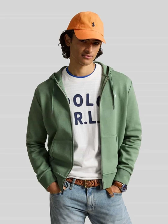 Zdjęcie produktu Bluza rozpinana o kroju regular fit z mieszanki bawełny Polo Ralph Lauren Jasnozielony