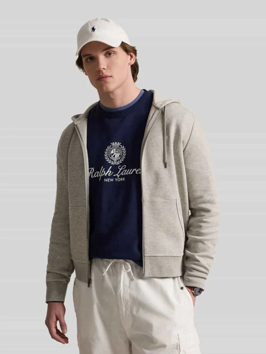 Zdjęcie produktu Bluza rozpinana o kroju regular fit z mieszanki bawełny Polo Ralph Lauren Ciemnoszary melanż