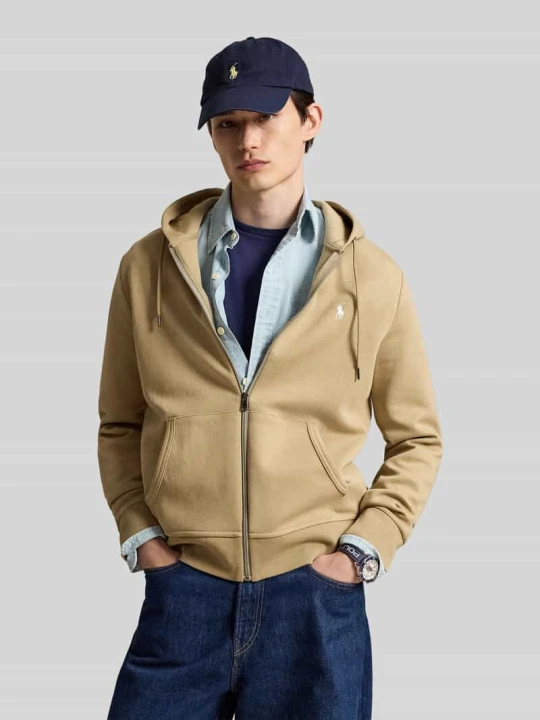 Zdjęcie produktu Bluza rozpinana o kroju regular fit z mieszanki bawełny Polo Ralph Lauren Beżowy
