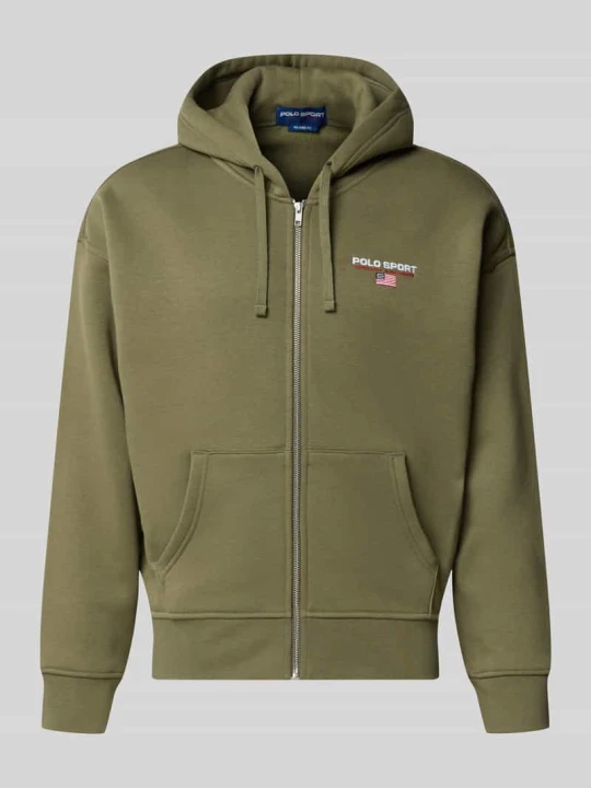 Zdjęcie produktu Bluza rozpinana o kroju regular fit z mieszanki bawełny Polo Ralph Lauren Ciemnozielony