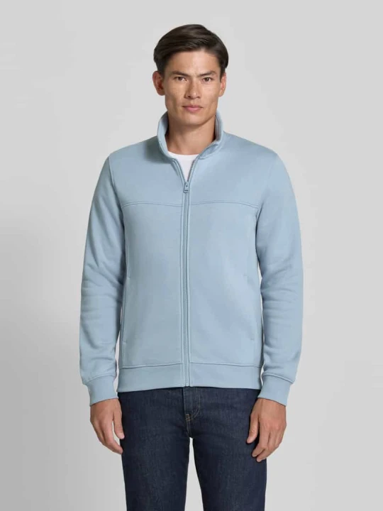 Zdjęcie produktu Bluza rozpinana o kroju regular fit z mieszanki bawełny s.Oliver Błękitny