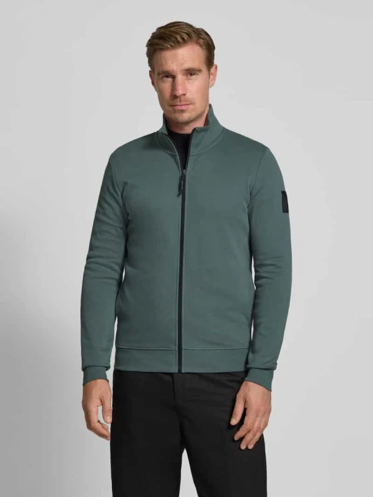 Zdjęcie produktu Bluza rozpinana o kroju regular fit z mieszanki bawełny Tom Tailor Butelkowy zielony