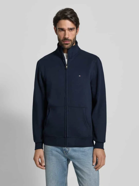 Zdjęcie produktu Bluza rozpinana o kroju regular fit z mieszanki bawełny Tommy Hilfiger Granatowy