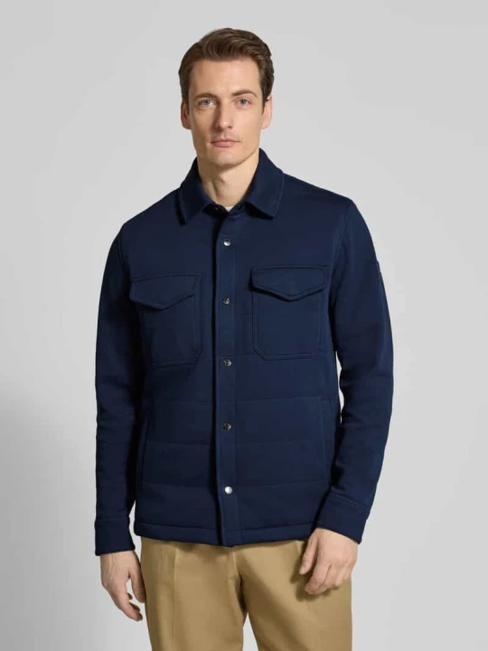Zdjęcie produktu Bluza rozpinana o kroju regular fit z mieszanki bawełny Tommy Hilfiger Granatowy