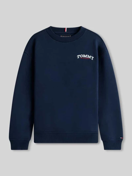 Zdjęcie produktu Bluza rozpinana o kroju regular fit z mieszanki bawełny Tommy Hilfiger Granatowy