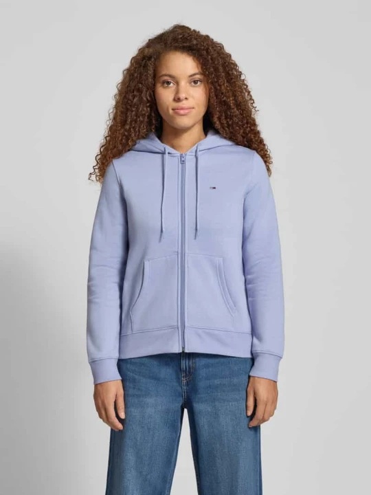 Zdjęcie produktu Bluza rozpinana o kroju regular fit z mieszanki bawełny Tommy Jeans Lawendowy