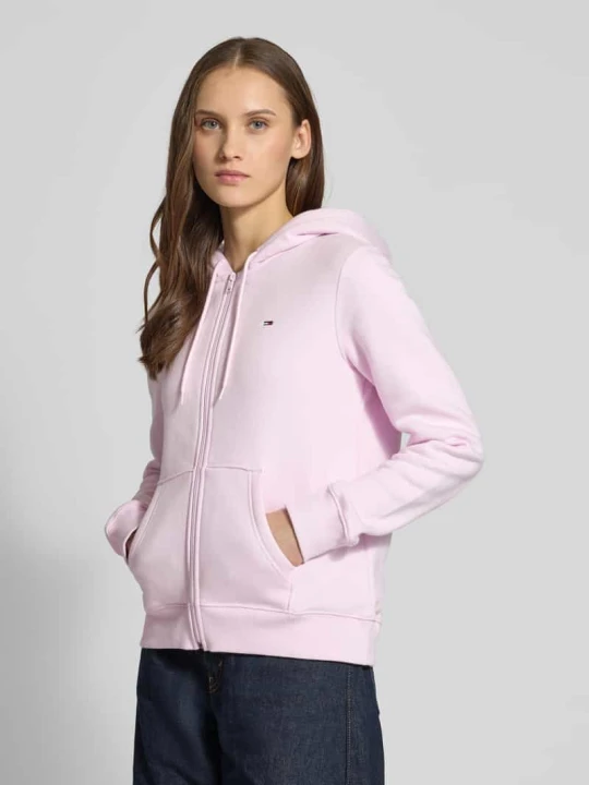Zdjęcie produktu Bluza rozpinana o kroju regular fit z mieszanki bawełny Tommy Jeans Różowy