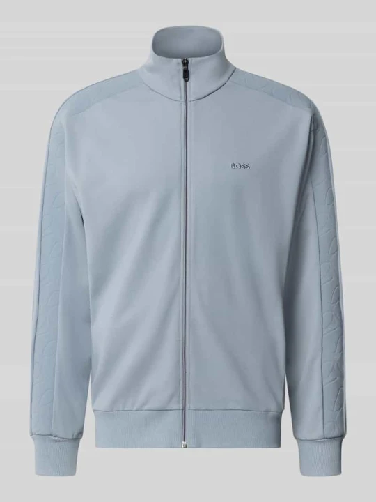 Zdjęcie produktu bluza rozpinana o kroju regular fit z mieszanki wiskozy model 'SW_Union Tape FZ' Boss