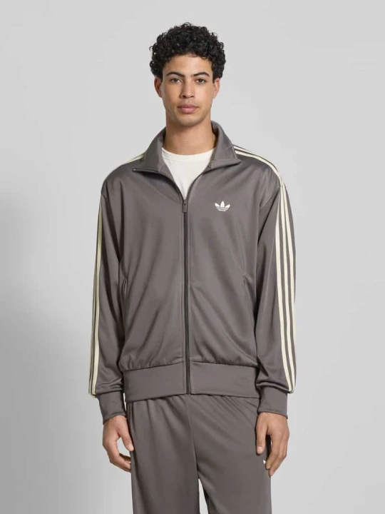 Zdjęcie produktu Bluza rozpinana o kroju regular fit z zamkiem błyskawicznym adidas Originals Orzechowy