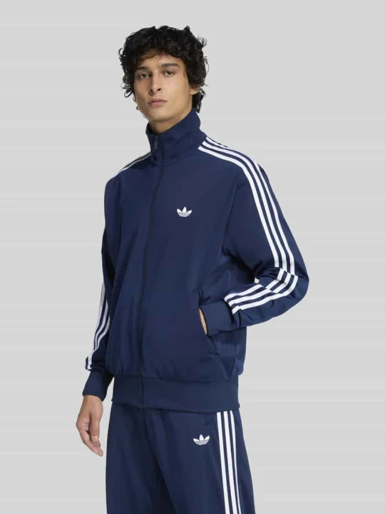 Zdjęcie produktu bluza rozpinana o kroju regular fit z zamkiem błyskawicznym adidas Originals Granatowy