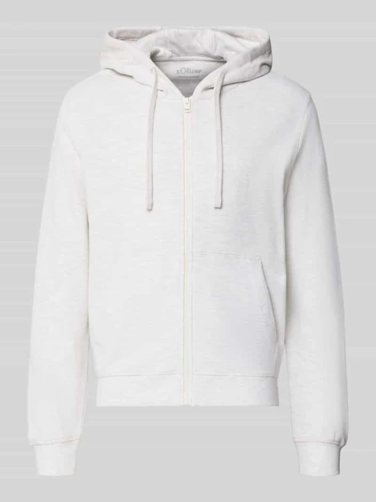 Zdjęcie produktu Bluza rozpinana o kroju relaxed fit z czystej bawełny s.Oliver Biały